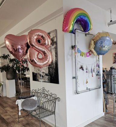 Luftballons mit Heliumgefüllt 